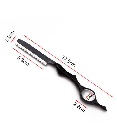 Merryhapy 11-Piece Men's Hand Razor Set | Metal Hair Cutting & Shaving Tool | DIY Home Salon & Hairstyling - Buy Online on GoSupps.com