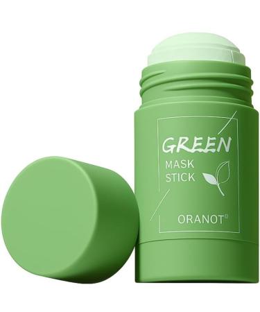 Green Mask Stick | Green Stick Blackhead | Masque l'argile purifiant en forme de stylo | Hydratant | Clarification de l'acn et dissolvant de points noirs pour peau pure en profondeur | Cleansstick