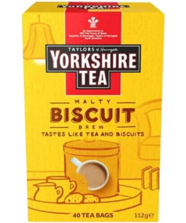 Tea Variety Bundle Containing Yorkshire Tea Malty Biscuit 125g Toast & Jam 125g Decaf Bedtime 100g 40 tea bags each (6 Pack) - Buy Online on GoSupps.com