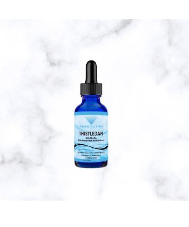 Absonutrix Thistledan 390 mg 4 FL OZ Liquid 302 Servings Made in USA Plant-Based Ingredients Artichoke Leaf Burdock Root Dandelion Root Milk Thistle Gluten-Free Non-GMO GMP Certified