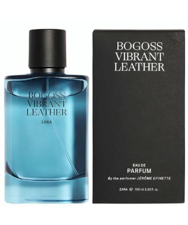 Zara Bogoss Vibrant Leather Cologne for Men EDP Eau De Parfum 100 ML (3.4 FL OZ) Bogoss Vibrant Leather 3.4 Fl Oz (Pack of 1)