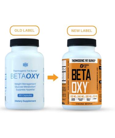 BetaOxy Fat Burner & Appetite Suppressant - 60 Vegan Capsules for Effective Weight Loss | L-Carnitine Cayenne Pepper & Green Tea Extract for Men & Women - Buy Online on GoSupps.com