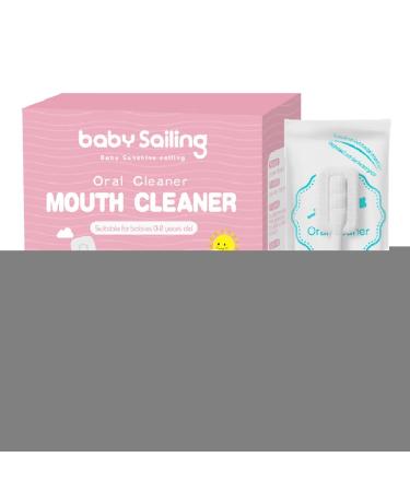 Baby tongue cleaning tool |30 pieces of baby tongue clean Pack |Portable baby tongue tongue cleaner 30 pieces of mouth-gauze tooth Shrinker stick portable oral tongue gum cleaner flexible toothbrush