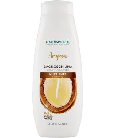  Naturaverde Naturaverde | Natural Beauty Argan Nourishing Bubble Bath Body Shower Natural Ingredients 6 x 750ml - Buy Online on GoSupps.com