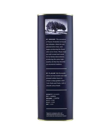 Edafos Greek Extra Virgin Olive Oil - PDO Crete, Cold Pressed, New Harvest 2022 - 101.4 Fl Oz - Buy Online on GoSupps.com