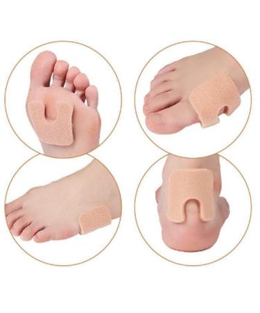 60PCS U-Shaped Felt Callus Pads | Self-Stick Cushions for Foot Pain Relief | Protects Calluses from Rubbing on Shoes | By MoyRetty - Buy Online on GoSupps.com