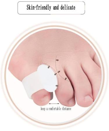 DEAVER Toe Separators for Overlapping Toes - Clear Gel Straighteners for Pain Relief and Bunion Correction - Buy Online on GoSupps.com