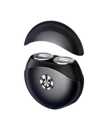 Portable Electric Shaver Travel Mens Razor Rechargeable Lightweight Electric Razor for Men Mini Shaver for Home Outdoor Black