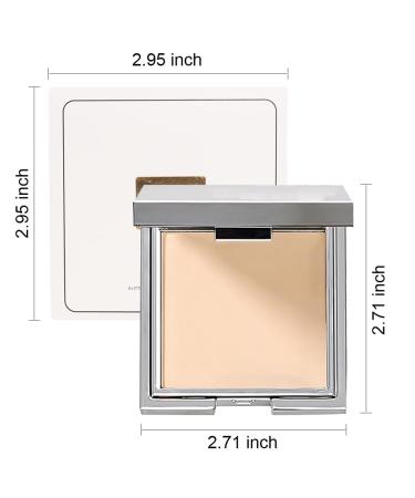 Matte Invisible Poreless Pressed Face Powder - Lightweight Vegan Setting Powder (01#Creamy Natural) | International Shipping Available - Buy Online on GoSupps.com
