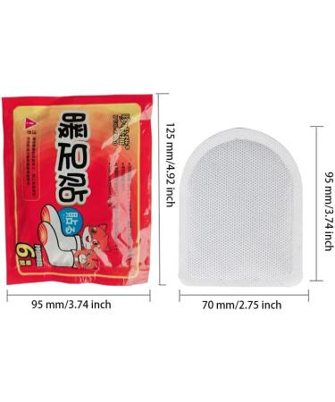 Buy Ioiuskku 20-Pack Foot Warmers | Breathable Thermal Stickers for Winter & Autumn | One-Time Use Body Heat Patch for Home & Office - Buy Online on GoSupps.com
