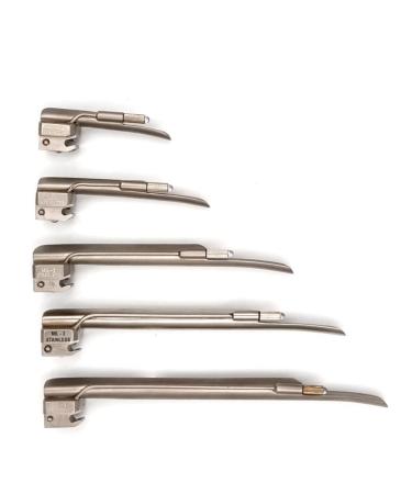 SURGICAL ONLINE Airway Intubation Deluxe Set - Five Straight Blades & One Handle - First Responder Kit - Buy Online on GoSupps.com