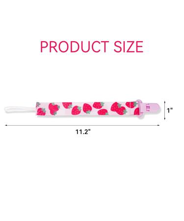 Hoalla 6-Pack Dummy Clip Set for Girls | Versatile Schnuller Halter & Pacifier Clips | Perfect for Baby Teeth Toys & Newborn Essentials - Buy Online on GoSupps.com