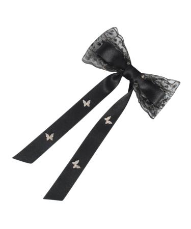 minkissy Bow Hairpin Hair Bow Clips Hair Barrettes for Women Big Hair Bows Womens Hair Clips Hair Toppers for Women Hair Clips for Girls Bows for Girls Fabric Ribbon Woman Bow Tie