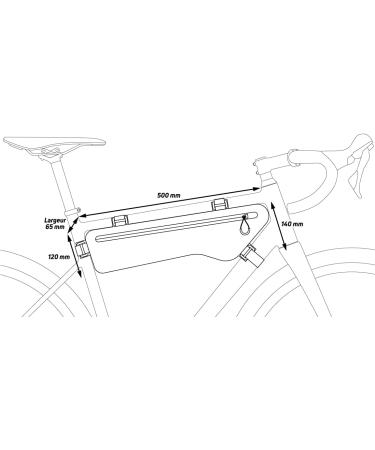 Buy Z fal Z Adventure C4 Frame Bag - 4.2L Black | Durable & Versatile Bike Bag for International Shipping - Buy Online on GoSupps.com