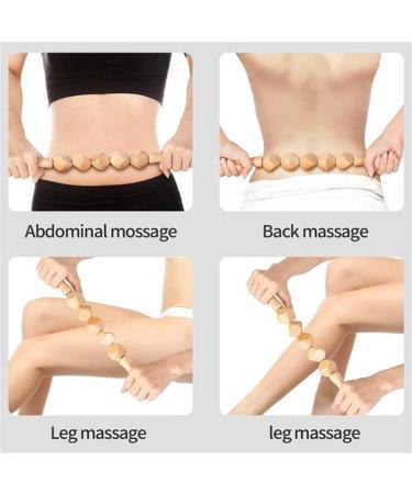 Premium 5-Part Wooden Massage Tool Set | Full Body Contour Anti-Cellulite & Lymphatic Drainage Rollers for Pain Relief - Buy Online on GoSupps.com
