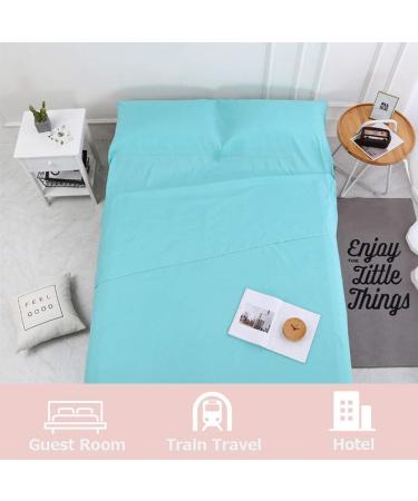 VILISUN Sleeping Bag Liner - Lightweight Portable Travel and Camping Sheet - Soft, Compact, Carry Bag - Hotel L (210*180cm) Blue - Buy Online on GoSupps.com