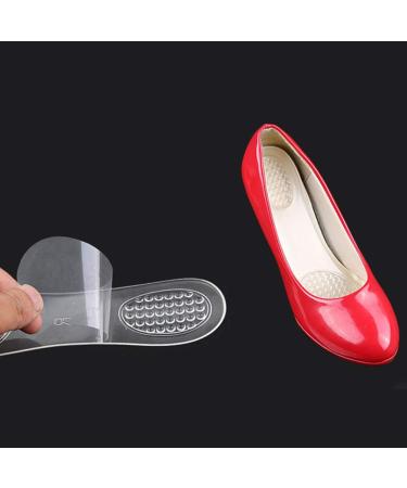 Buy BESTOYARD Women s Transparent Gel Insoles - Non-Slip Heel Protector & Arch Support for High Heels | Breathable & Self-Adhesive - Buy Online on GoSupps.com