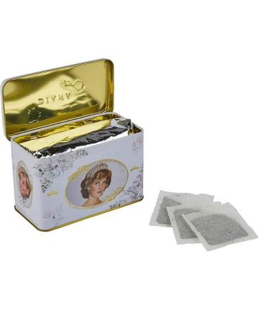 New English Teas Princess of Wales Diana Tea Tin - 40 English Breakfast Teabags - 40 Count Pack - Buy Online on GoSupps.com