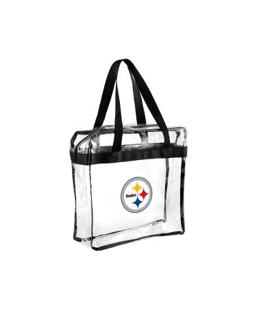 NFL Pittsburgh Steelers Clear Messenger Bag, Team Color, OS Pittsburgh Steelers One Size Team Color