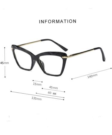 Jurchio Cat Eye Blue Light Filter Glasses for Women - TR90 Gaming & Computer Safety Glasses | UV Protection & Lightweight Design | Reduce Eye Strain - Buy Online on GoSupps.com