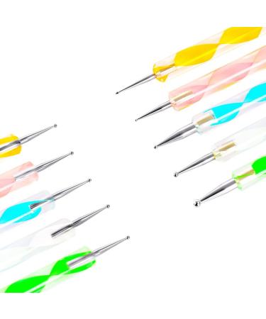 Dawoo 10pcs 2 Way Dotting Pen Tool Nail Art Manicure Kit - Create Beautiful Nail Designs with Ease! (2 Sets) - Buy Online on GoSupps.com