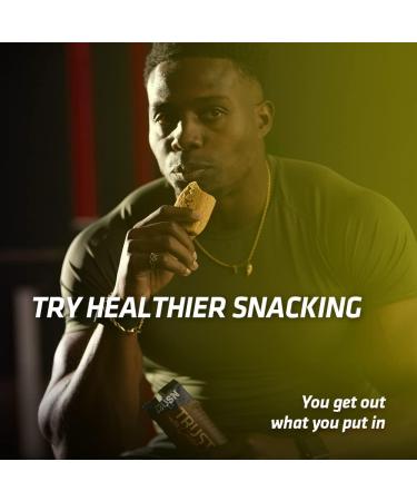 USN Trust Caramel Cookie Bar: High protein protein bars perfect for on the go and post workout (12 x 60g bars per pack) - Buy Online on GoSupps.com