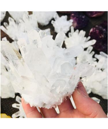 Crystal 500-800g Natural White Ghost Quartz Crystal Cluster Crystals raw Gemstone Specimen for Home&Office Decoration fengshui ERBDRGAZ (Size : 500-600g) - Buy Online on GoSupps.com
