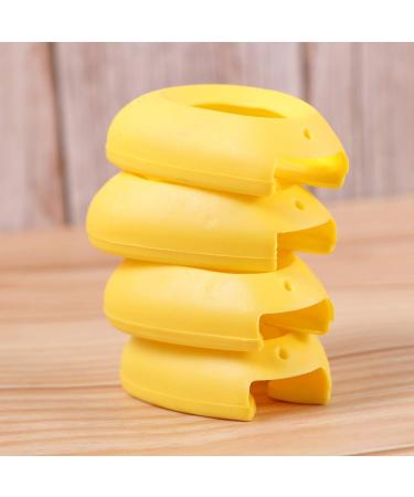 2 Pairs Silicone Hair Dye Ear Covers - Waterproof Earmuffs for Salon, Bathing, Shower & Spa - Random Color Yellow - Buy Online on GoSupps.com