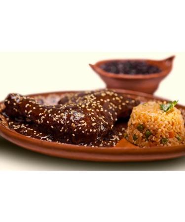 Yerbero Red Mole Paste 1.1lb | Authentic Oaxacan Artisan Mole Rojo | Premium Quality Ingredients | All Natural, No GMOs | Imported from Oaxaca, Mexico - Buy Online on GoSupps.com