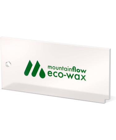 mountainFLOW eco-Wax Blue Square Kit - Eco-Friendly Ski + Snowboard Wax (Cool + Warm) with Wax Iron, Brush, Scraper - Buy Online on GoSupps.com