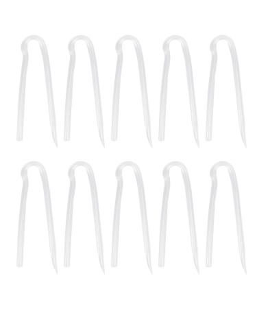 Hearing aid hoses Hearing hoses preformed sound hose 10 pieces of hearing aid hoses flexible type R BTE ear pass piece hearing aid hoses replacement (3.3 * 2.0 mm)