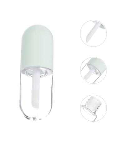 Lurrose Lip Gloss Tubes - 10 Pack Mini Capsule Bottles with Magic Wands | Clear & Colored Applicators | Travel-Friendly Plastic Lip Gloss Holder - Buy Online on GoSupps.com