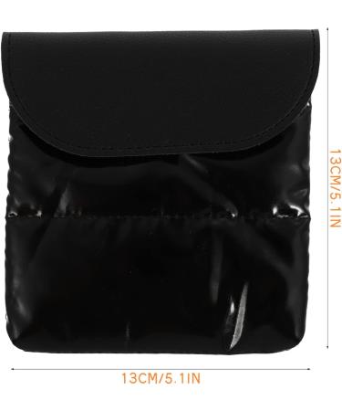 VALICLUD Travel Toiletry Bag Sanitary Napkin Holder & Organizer - Portable Pad Pouch, Earphone & Coin Purse - Black Tote Insert - Buy Online on GoSupps.com