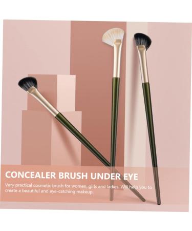 Healeved 12 Pcs Nose Shadow Brush Angled Brush Contour Blending Brush Face Makeup Brush Wooden Handle - Buy Online on GoSupps.com