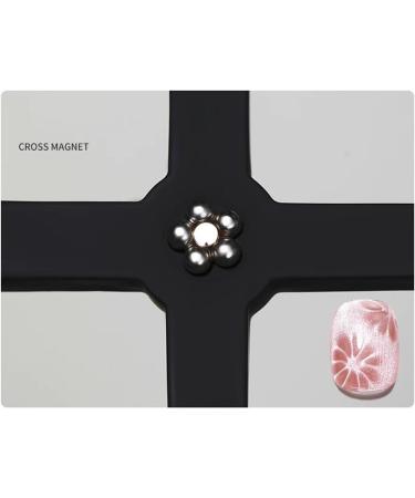 Nail Polish - cros Magnet Nail Polish | 5in1 cros Shaped Nail Polish Magnet | 3D Magnetic Cat Eye Effect | Gel | Nail Accessories | Cat Eye Gel | Nail Polish Magnet Tool for Home Saloon - Buy Online on GoSupps.com