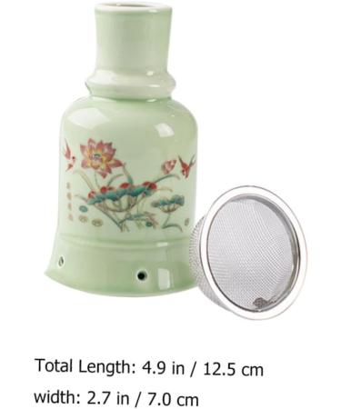 Portable Moxa Cone Holder Burner - Moxibustion Tool for Home Use | Ceramic 12.5x7cm - International Shipping Available - Buy Online on GoSupps.com