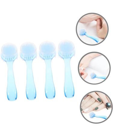 FRCOLOR 4pcs Fingernail Cleaning Nail Cleaners Hand Grip Nail Facial Brush Plastic Brush Nail Brush for Cleaning Portable Fingernail Nail Accessories Manicure Supplies Home Nail - Buy Online on GoSupps.com
