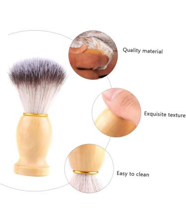 Lotus Tree Vintage Shaving Brush - Wooden Handle & Round Brush for Body Care | 1 Piece International Shipping - Buy Online on GoSupps.com
