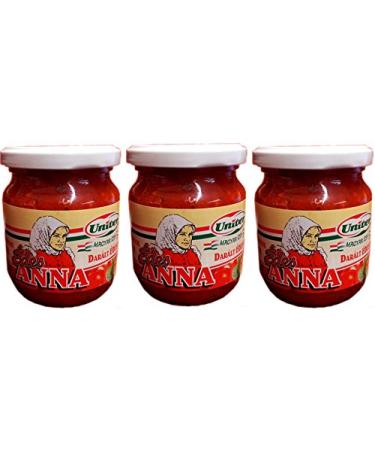 Univer Sweet Pepper Paste Edes Anna Paprika Spice Cream UNIVER from Hungary (600 g / 3 x 200 g)