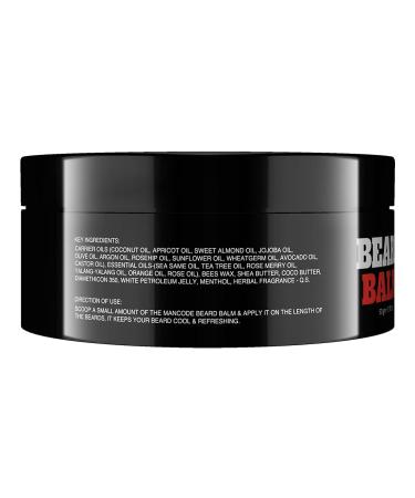 Beard Balm for Men - Softens & Nourishes with Beeswax & Shea Butter | Chemical-Free Long-Lasting Moisture for Mustache & Beard - 50 gm - Buy Online on GoSupps.com