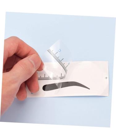 DOITOOL 50pcs Eyebrow Positioning Ruler Stickers Eyebrow Shaper Kit Eyebrow Ruler Disposable Set - Buy Online on GoSupps.com
