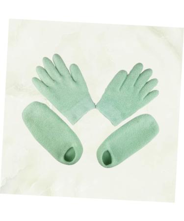 DOITOOL 3 Sets Hand Moisturizing Socks and Overnight Hand Held Mirror and Socks for Spa Treatment Moisturizing Heel Socks Hand Care Gel Valid Lotion Man Dryness - Buy Online on GoSupps.com