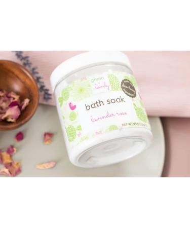 Shop Lavender Rose Bath Soak | Bulgarian Rose & Calming Lavender Relaxation Detox | 10.5 oz - Buy Online on GoSupps.com