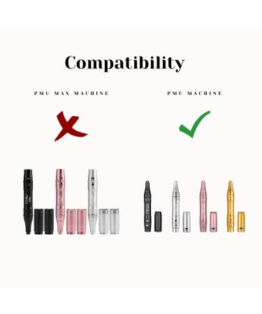 10 PCS M Permanent Makeup Needle for Cordless Tattoo Machine - Ombre Powder Brows Microblading Shading - 1RL/1R/1P Needles for Eyeliner Lip Tattoo - Buy Online on GoSupps.com