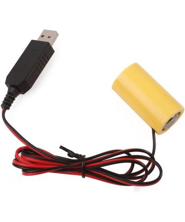 USB to 4.5V LR14 C Battery Eliminator - Power Supply Cable for Toy Controllers & Water Heaters | International Shipping Available - Buy Online on GoSupps.com