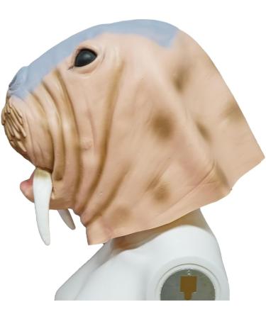 ReneeCho Realistic Walrus Mask | Halloween Head Mask for Adults | Unisex One Size - Buy Online on GoSupps.com