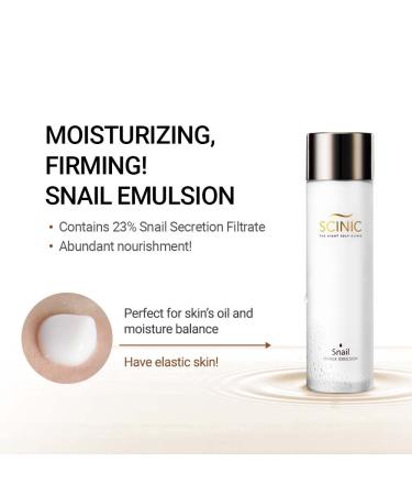 Scinic Snail Matrix Emulsion 150ml - Hydrating Anti-Aging Skincare - Buy Online on GoSupps.com
