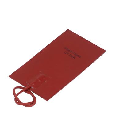 Silicone heating pillows automatic temperature control fast heating reaching 100 C in 1 minute strong security 100 W waterproof oil trays heating pillows for cars (DC12V)