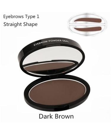 Perfect Eyebrows Made Easy: Waterproof Eyebrow Stamp Kit - Dark Gray & Light Brown - Simple Application & Long-Lasting Hold - Buy Online on GoSupps.com