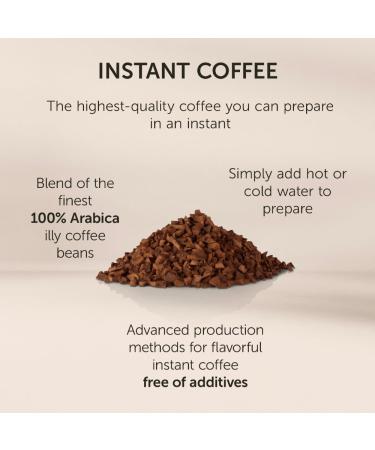 illy Intenso Caf instantan r ti vigoureux intense robuste et enti rement aromatis avec des notes de cacao profond 100 % Arabica sans conservateurs bo te de 94 ml (1 pi ce) Torr faction fonc e intense 95 g (Lot de 1) - Buy Online on GoSupps.com